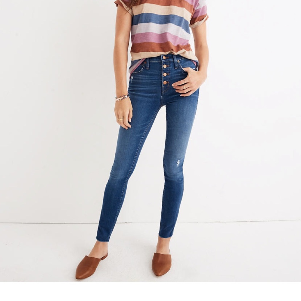 Madewell 10” High Rise Skinny Jeans